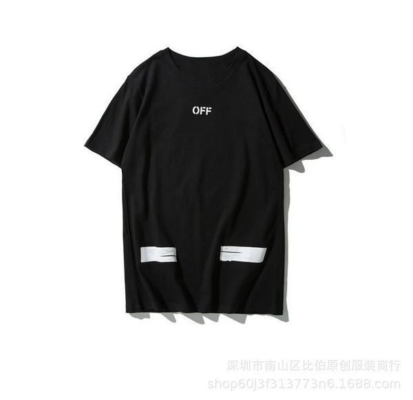 2022 letter arrow printed short-sleeved men's t-shirts ow couple european version loose bottoming shirt half-sleeved t-shirt, White;black
2022 letter arrow printed short-sleeved men's t-shirts ow couple european version loose bottoming shirt half-sleeved t-shirt, White;black