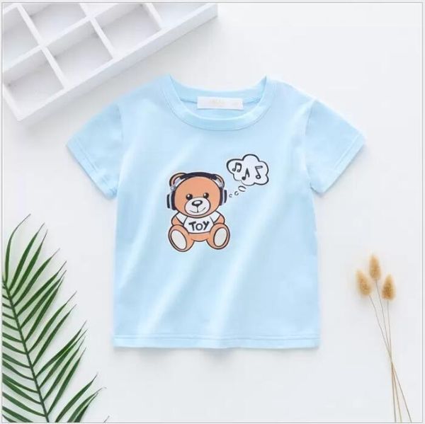 2021 baby boys girls cartoon bear t-shirts summer kids short sleeve t-shirt children cotton casual tees boy shirts, Blue
2021 baby boys girls cartoon bear t-shirts summer kids short sleeve t-shirt children cotton casual tees boy shirts, Blue