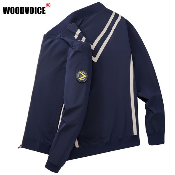 chaqueta de hombre men s jackets solid color baseball collar slim street fashion coats zipper men bomber male clothing 220727, Black;brown
chaqueta de hombre men s jackets solid color baseball collar slim street fashion coats zipper men bomber male clothing 220727, Black;brown