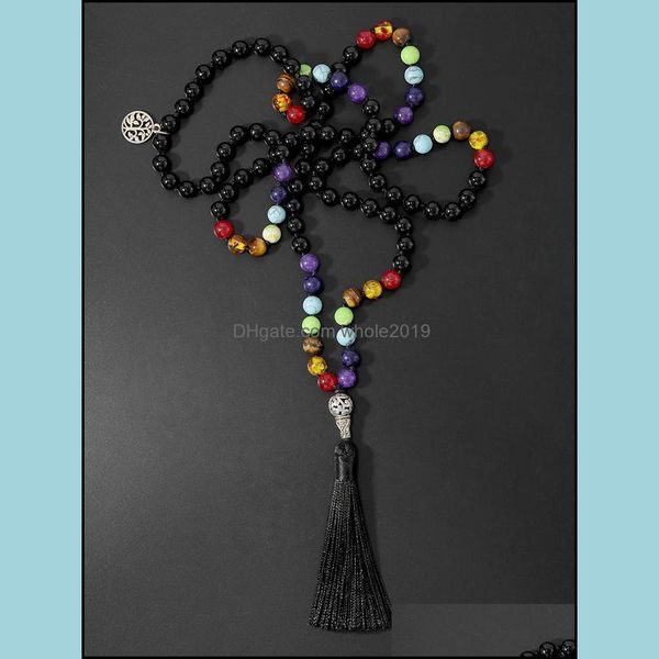 pendant necklaces pendants jewelry oaiite 7 chakra natural stone hand knotted necklace black onyx beads mala yoga spiritual with tree of l, Silver
pendant necklaces pendants jewelry oaiite 7 chakra natural stone hand knotted necklace black onyx beads mala yoga spiritual with tree of l, Silver