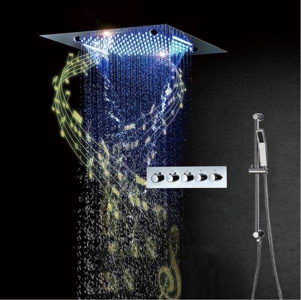 50x50cm shower panel 6 functions luxurious bath system large waterfall dual rain misty showerhead set massage thermostatic diverter valve
50x50cm shower panel 6 functions luxurious bath system large waterfall dual rain misty showerhead set massage thermostatic diverter valve