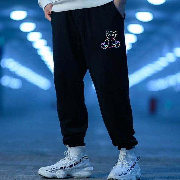 men pants rainbow bear print sweatpants harajuku streetwear casual joggers long trousers sport train pants plus size wholesale 220608, Black
men pants rainbow bear print sweatpants harajuku streetwear casual joggers long trousers sport train pants plus size wholesale 220608, Black