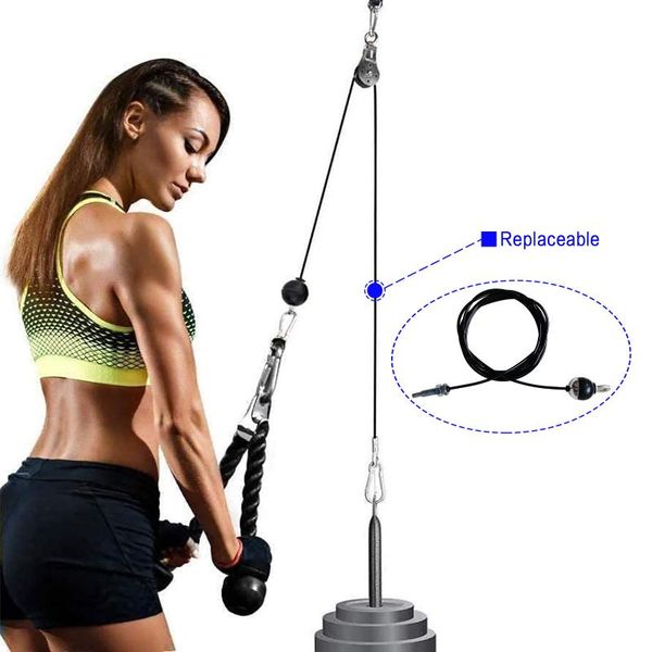 original hanging rope accessories gym cable wire rope household pu coated home fitness pulley equipment
original hanging rope accessories gym cable wire rope household pu coated home fitness pulley equipment