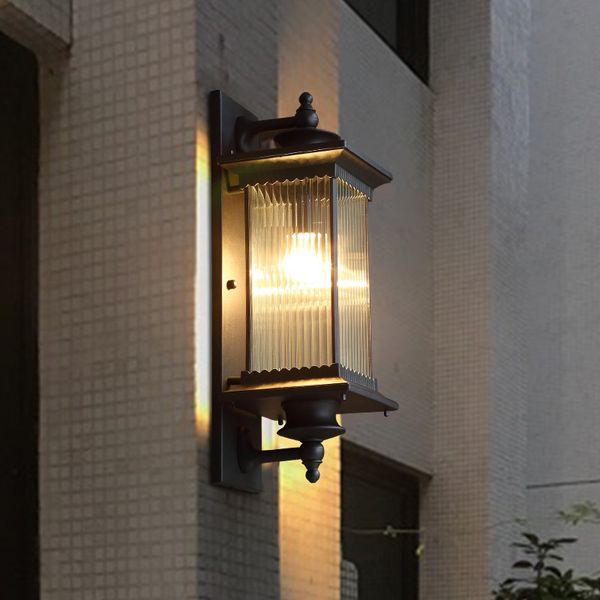 exterior waterproof led ligths outdoor lamp courtyard gate garden wall waterproof lighting chinese style public park fence light hallway lam