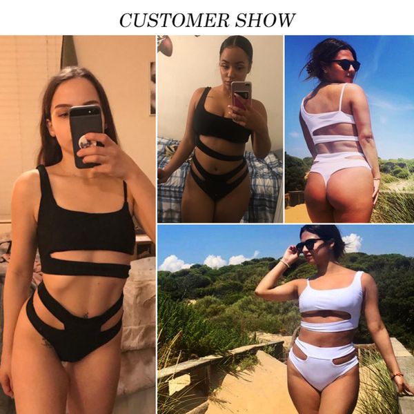 waist bikini push up brazilian swimsuit black swimwear high cut bathing suit women bathers one shoulder biquini y200319, White;black
waist bikini push up brazilian swimsuit black swimwear high cut bathing suit women bathers one shoulder biquini y200319, White;black