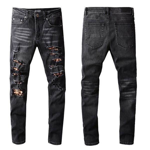 2022 mens denim jeans ripped pants skinny slim broken italy style fashion men hole biker motorcycle black rock revival d2 jean, Blue
2022 mens denim jeans ripped pants skinny slim broken italy style fashion men hole biker motorcycle black rock revival d2 jean, Blue