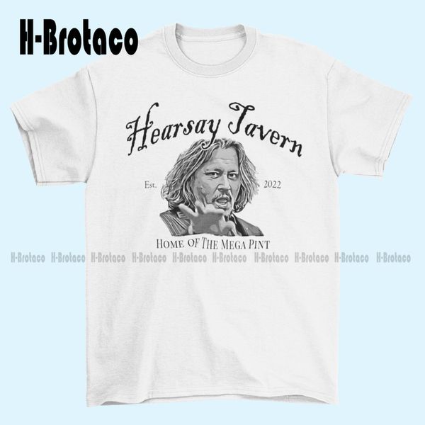 hearsay tavern home of the mega pint mens t-shirt johnny depp hearsay custom aldult teen digital printing tee shirts 220607, White;black
hearsay tavern home of the mega pint mens t-shirt johnny depp hearsay custom aldult teen digital printing tee shirts 220607, White;black