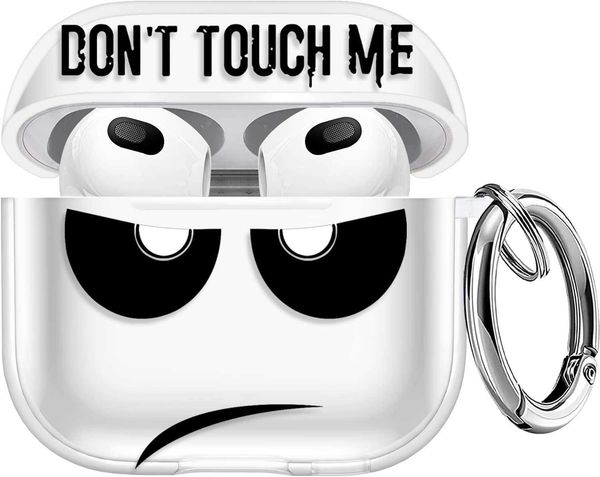 airpods 3 case 2021 , don't touch me airpods cover with keychain soft cute shockproof cover for women men compatible with airpods 3
airpods 3 case 2021 , don't touch me airpods cover with keychain soft cute shockproof cover for women men compatible with airpods 3