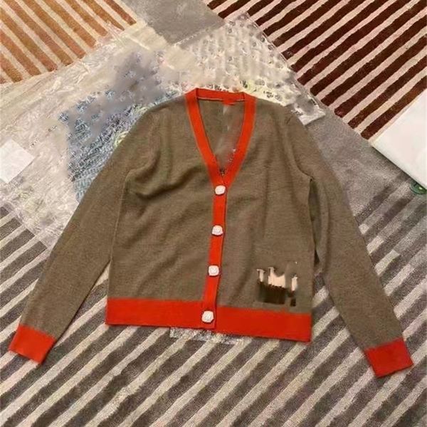 women's knits & tees spring 2022 contrast color peach collar long sleeve single breasted knitted wool elegant simple cardigan small coa, White
women's knits & tees spring 2022 contrast color peach collar long sleeve single breasted knitted wool elegant simple cardigan small coa, White