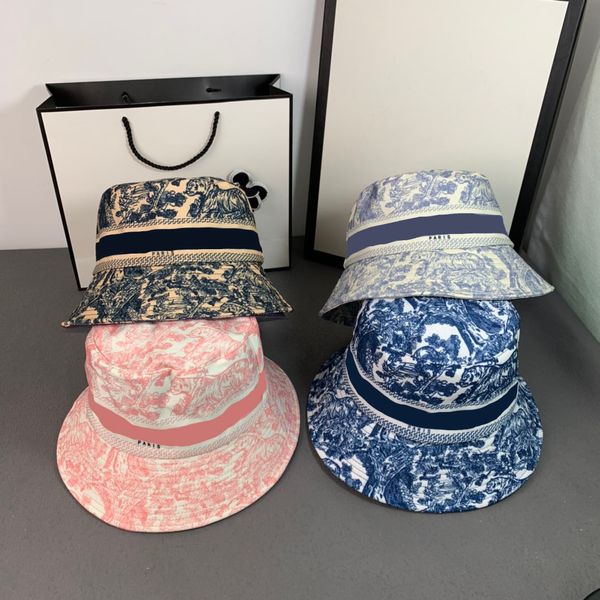 2022 men's women's luxury designer bucket hats landscape painting wide brim hats chinese style bob hat, Blue;gray
2022 men's women's luxury designer bucket hats landscape painting wide brim hats chinese style bob hat, Blue;gray