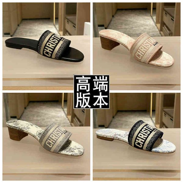 designer shoes slippers women wear 2022 new leather flip flops d family slippers women's flat bottom letter embroidery shoes thick heel, Black
designer shoes slippers women wear 2022 new leather flip flops d family slippers women's flat bottom letter embroidery shoes thick heel, Black