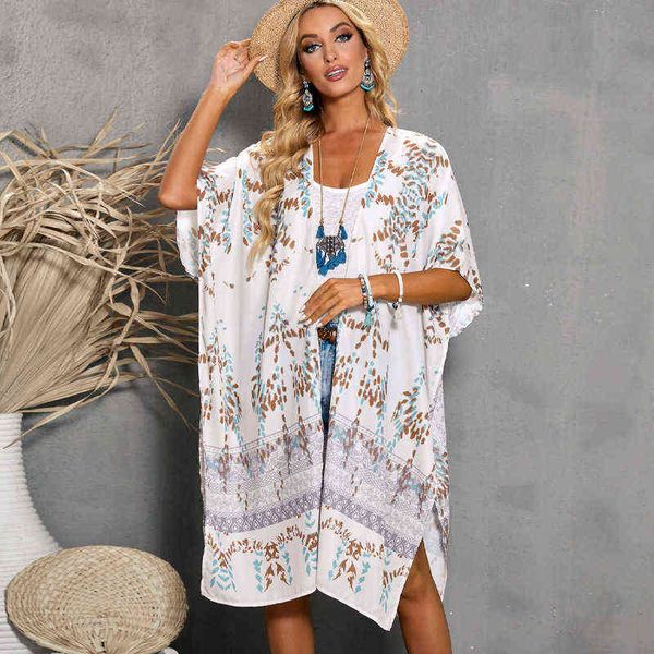 designer swimwear bikini printed cardigan sunscreen cloth women's bikini outer coat beach vacation medium gth blouse, White;black
designer swimwear bikini printed cardigan sunscreen cloth women's bikini outer coat beach vacation medium gth blouse, White;black