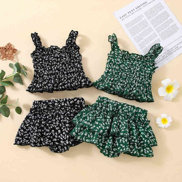 citgeett summer baby girls outfits set sleeveless shirt low flower printed outfit clothing j220711, White
citgeett summer baby girls outfits set sleeveless shirt low flower printed outfit clothing j220711, White