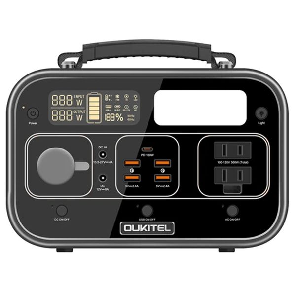 1pc oukitel p301 280.8wh portable power station pd10ow power supply with 9 port outputs pure sine wave lcd display
1pc oukitel p301 280.8wh portable power station pd10ow power supply with 9 port outputs pure sine wave lcd display