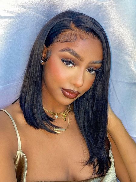 brazilian straight short bob wig human hair lace front wigs pre-pucked wig for women, Black;brown
brazilian straight short bob wig human hair lace front wigs pre-pucked wig for women, Black;brown