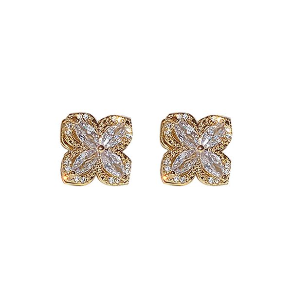 real gold plated 925 silver stud rhinestone-encrusted zircon earrings rotatable flower ear stud necklace set korean style female accessories, Golden
real gold plated 925 silver stud rhinestone-encrusted zircon earrings rotatable flower ear stud necklace set korean style female accessories, Golden