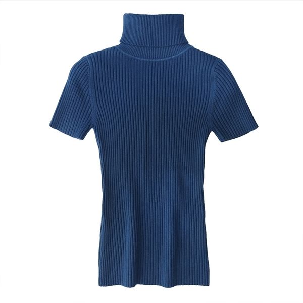 fashion womens shortsleeved sweaters women slim knitted turtleneck solid color pullovers classic tees 6 colors y200910, White;black
fashion womens shortsleeved sweaters women slim knitted turtleneck solid color pullovers classic tees 6 colors y200910, White;black