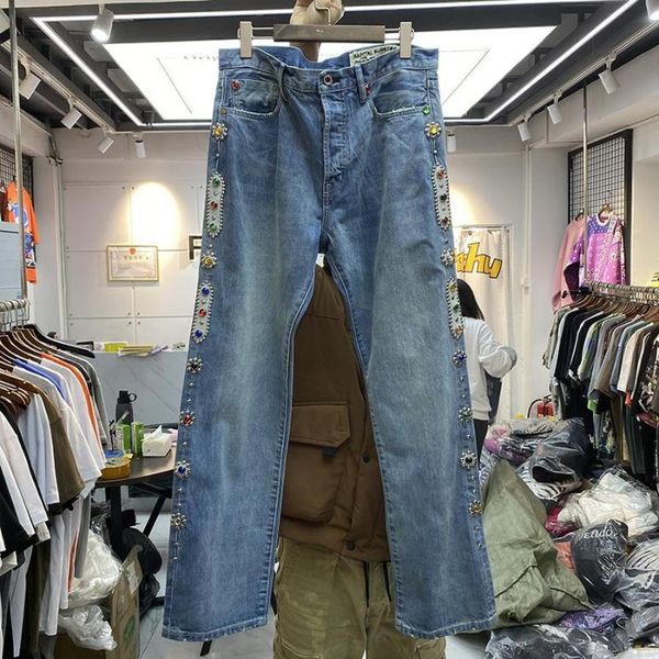 chl001 women trousers gemstone men men's tag vintage pants inlaid distressed kapital jeans washed clothes inside ismxu
chl001 women trousers gemstone men men's tag vintage pants inlaid distressed kapital jeans washed clothes inside ismxu