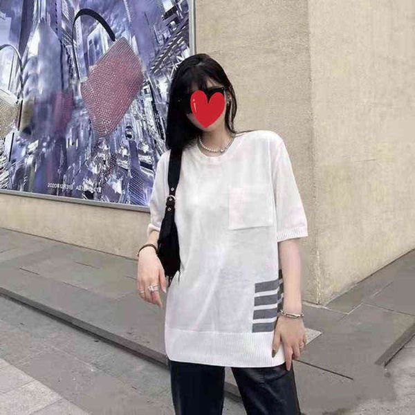 tb short sleeve lovers' side four bar round neck single pocket t-shirt casual simple thin short sleeve t-shirt summer outdoor preppy cl, White
tb short sleeve lovers' side four bar round neck single pocket t-shirt casual simple thin short sleeve t-shirt summer outdoor preppy cl, White