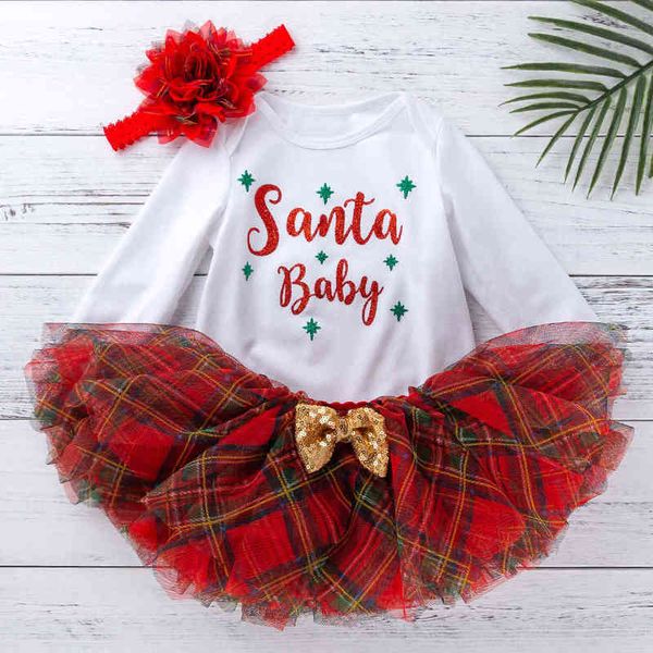christmas red lattice tutu skirts flower long sleeve rompers baby clothing set infant girl clothes cotton socks headband 3/4pcs aa220323, White
christmas red lattice tutu skirts flower long sleeve rompers baby clothing set infant girl clothes cotton socks headband 3/4pcs aa220323, White