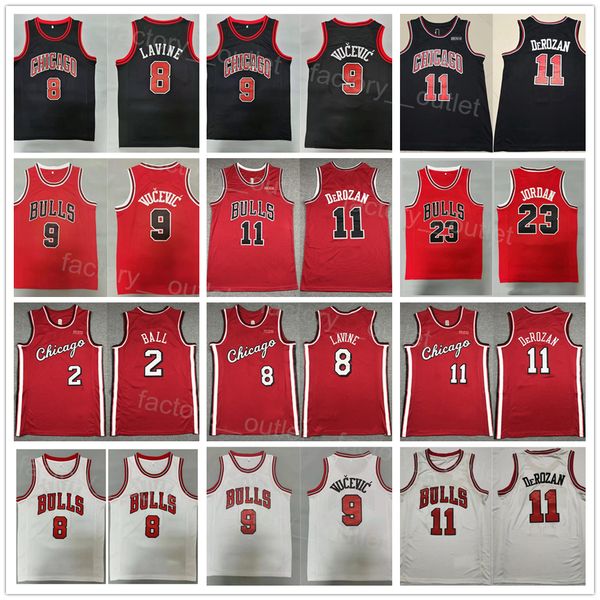 men basketball demar derozan jersey 11 zach lavine 8 lonzo ball 2 nikola vucevic 9 michael 23 team color black red white breathable pure cot
men basketball demar derozan jersey 11 zach lavine 8 lonzo ball 2 nikola vucevic 9 michael 23 team color black red white breathable pure cot