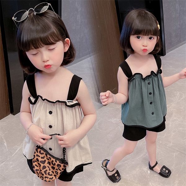 toddler girls clothes patchwork vest short children's clothes for girls summer girls clothes casual children's costume 210412, White
toddler girls clothes patchwork vest short children's clothes for girls summer girls clothes casual children's costume 210412, White