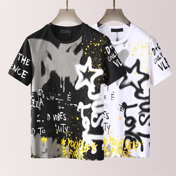 22ss t-shirt designer letter printed t shirts tee fashion high street short sleeves summer casual t-shirt breathable men women crew neck tee, White;black
22ss t-shirt designer letter printed t shirts tee fashion high street short sleeves summer casual t-shirt breathable men women crew neck tee, White;black