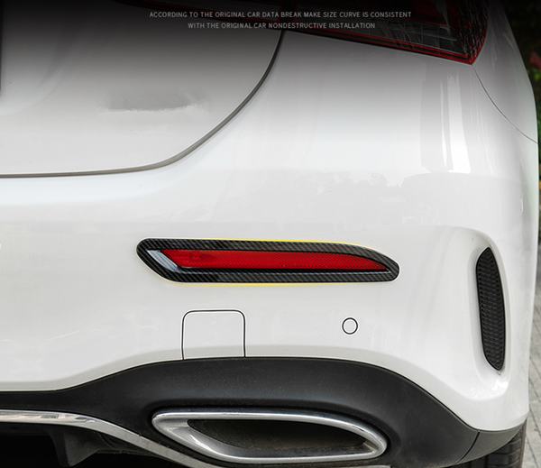 for mercedes benz a class w177 v177 a180 a200 a220 a250 rear bumper light stickers decal trim cover accessories car styling
for mercedes benz a class w177 v177 a180 a200 a220 a250 rear bumper light stickers decal trim cover accessories car styling