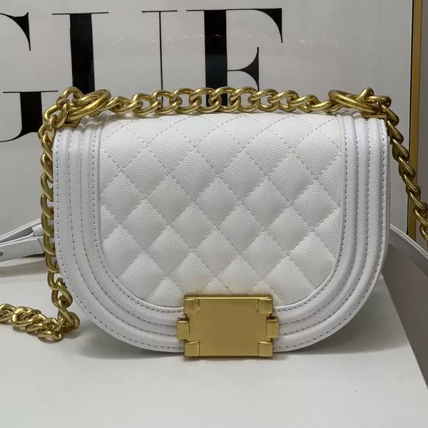 22ss french half round boy flap bag calfskin classic quilted diamond gold hardware chain shoulder crossbody bag designer luxury ladies mini
22ss french half round boy flap bag calfskin classic quilted diamond gold hardware chain shoulder crossbody bag designer luxury ladies mini