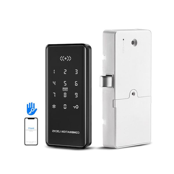 electric ttlock app rfid smart digital cabinet door lock for sauna gym