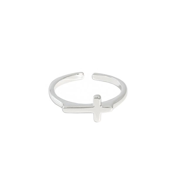s925 sterling silvers rings ins minimalist versatile cross smooth opening fine ring female silver ring, Golden;silver
s925 sterling silvers rings ins minimalist versatile cross smooth opening fine ring female silver ring, Golden;silver