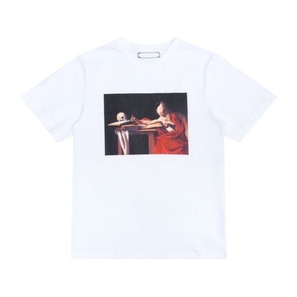 fashion designer offs mens brand t shirts tees luxury t-shirt religious oil painting letter back arrow tshirts clothing loose cotton women, White;black
fashion designer offs mens brand t shirts tees luxury t-shirt religious oil painting letter back arrow tshirts clothing loose cotton women, White;black