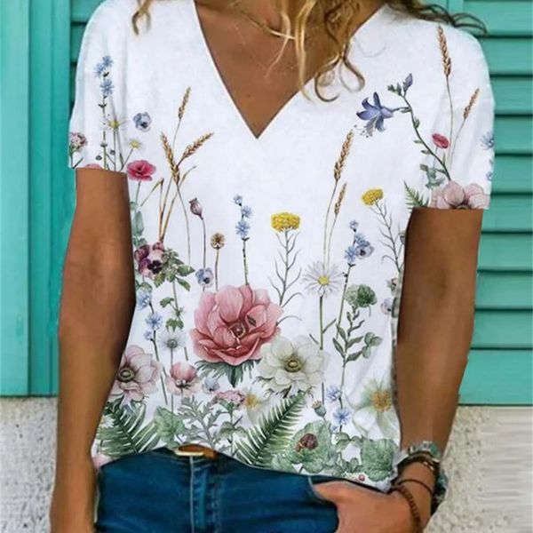 fashion shortsleeved woman tshirt casual tshirt woman print allmatch 220527, White
fashion shortsleeved woman tshirt casual tshirt woman print allmatch 220527, White
