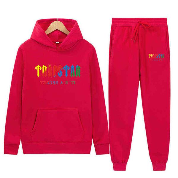 2022trapstar lettered printed men's and women's sportswear 16 color brushed two-piece loose hooded sweater set 13s1, Gray
2022trapstar lettered printed men's and women's sportswear 16 color brushed two-piece loose hooded sweater set 13s1, Gray