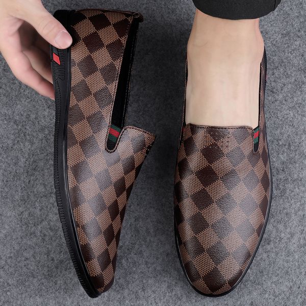 fashion leather shoes r very latest style pu soft sole comfortable plaid anti-skid wearable classic fashion casual shoes, Red;white
fashion leather shoes r very latest style pu soft sole comfortable plaid anti-skid wearable classic fashion casual shoes, Red;white