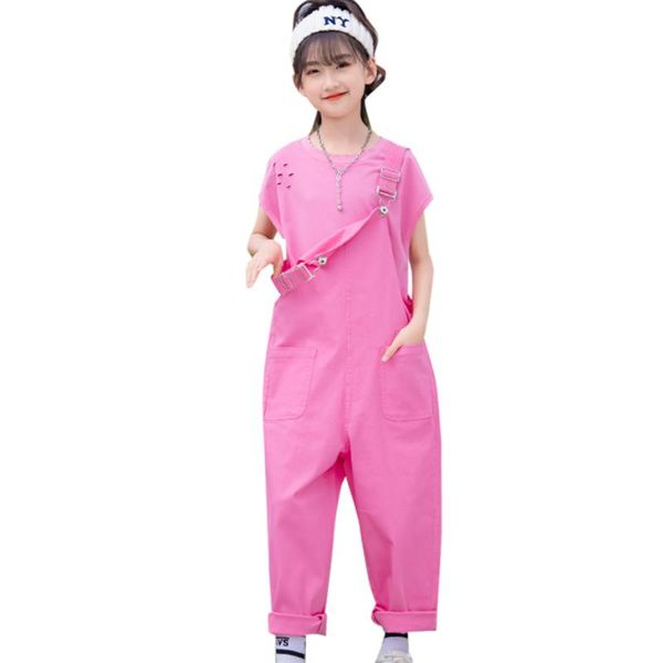 jumpsuits girls denim overalls 2022 korean fashion straight trousers solid color casual children's clothing, Blue
jumpsuits girls denim overalls 2022 korean fashion straight trousers solid color casual children's clothing, Blue