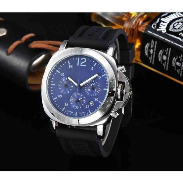 luxury watches for mens mechanical wristwatch pana fashion series 6-pin full working men's ked1 designer, Slivery;brown
luxury watches for mens mechanical wristwatch pana fashion series 6-pin full working men's ked1 designer, Slivery;brown