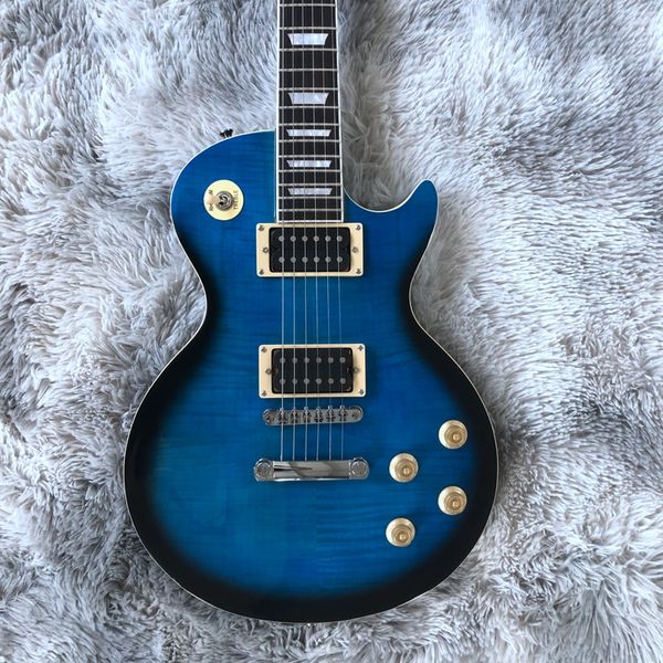 made in china electric guitar ebony wood fingerboard 22 fret fret binding blue color
made in china electric guitar ebony wood fingerboard 22 fret fret binding blue color