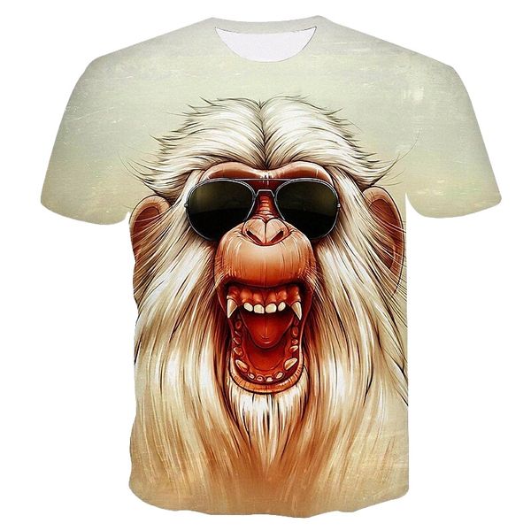 men's tee t shirt 3d print graphic 3d monkey plus size round neck daily club print short sleeve rock streetwear pink gold brown / spri, White;black
men's tee t shirt 3d print graphic 3d monkey plus size round neck daily club print short sleeve rock streetwear pink gold brown / spri, White;black