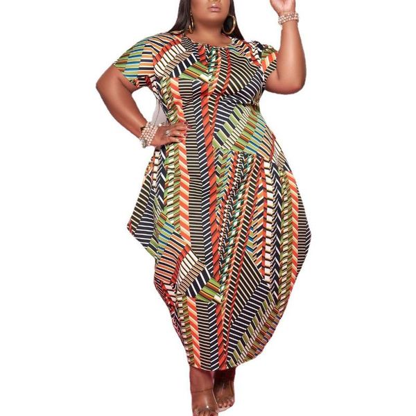casual dresses 4xl 5xl plus size african dress for women geometrical printed short sleeve asymmetrical high waist elegant evening night vest, Black;gray
casual dresses 4xl 5xl plus size african dress for women geometrical printed short sleeve asymmetrical high waist elegant evening night vest, Black;gray