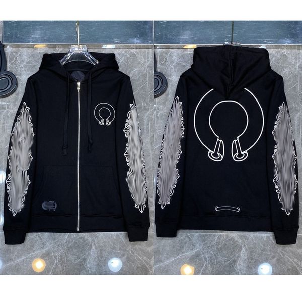 fashion brand classic mens hoodies designer ch sweatshirts horseshoe cross print jacket women casual quality luxury pullover hooded loose h, Black
fashion brand classic mens hoodies designer ch sweatshirts horseshoe cross print jacket women casual quality luxury pullover hooded loose h, Black