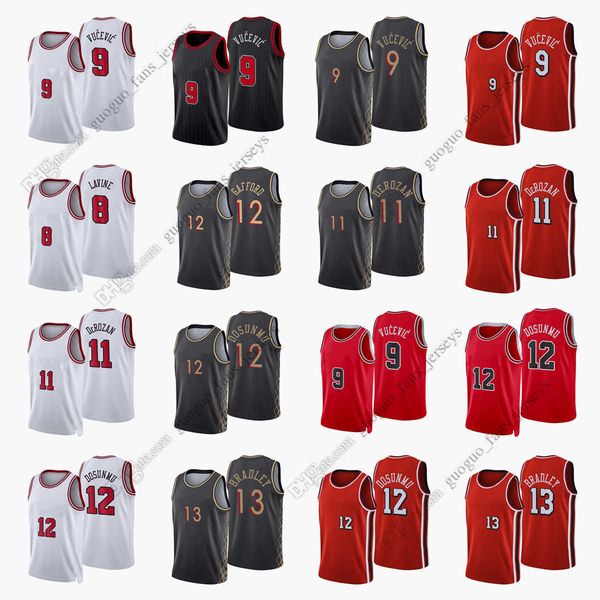custom printed 2022 new city basketball jerseys 8 lavine 9 vucevic 11 derozan 12 gafford 13 bradley red white black jersey, Black;red
custom printed 2022 new city basketball jerseys 8 lavine 9 vucevic 11 derozan 12 gafford 13 bradley red white black jersey, Black;red