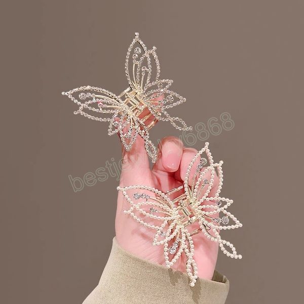 fashion metal openwork hair claw butterfly clamps for women girl elegant ponytail clip vintage hairpin hair accessories, Slivery;golden
fashion metal openwork hair claw butterfly clamps for women girl elegant ponytail clip vintage hairpin hair accessories, Slivery;golden