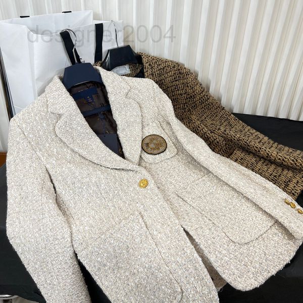 women's jackets designer mini high editionautumn winter 22 badge woolen suit c, Black;brown
women's jackets designer mini high editionautumn winter 22 badge woolen suit c, Black;brown