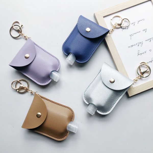 party favor hand sanitizer bottle leather cover student bag keychain pendant portable disinfectant case kts106
party favor hand sanitizer bottle leather cover student bag keychain pendant portable disinfectant case kts106