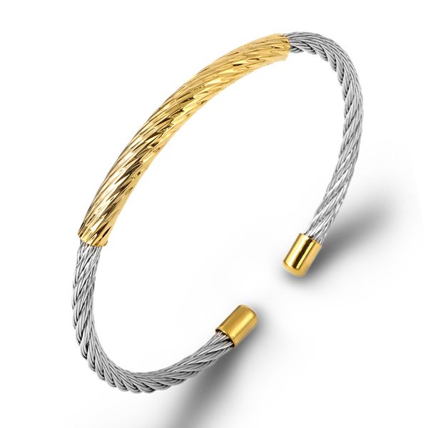 stainless steel open cable wire bracelets bangle for women men black simple twist bangles adjustable punk jewelry 220716
stainless steel open cable wire bracelets bangle for women men black simple twist bangles adjustable punk jewelry 220716