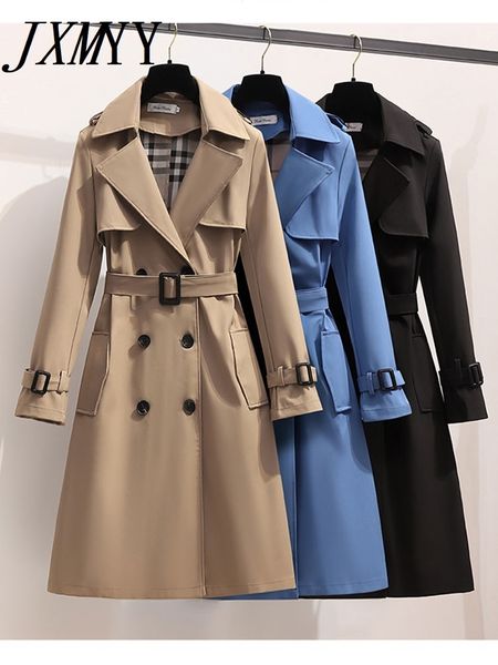 autumn winter women fashion windbreaker vneck double breasted belt long trench coat british style elegant high end overcoat 220812, Tan;black
autumn winter women fashion windbreaker vneck double breasted belt long trench coat british style elegant high end overcoat 220812, Tan;black