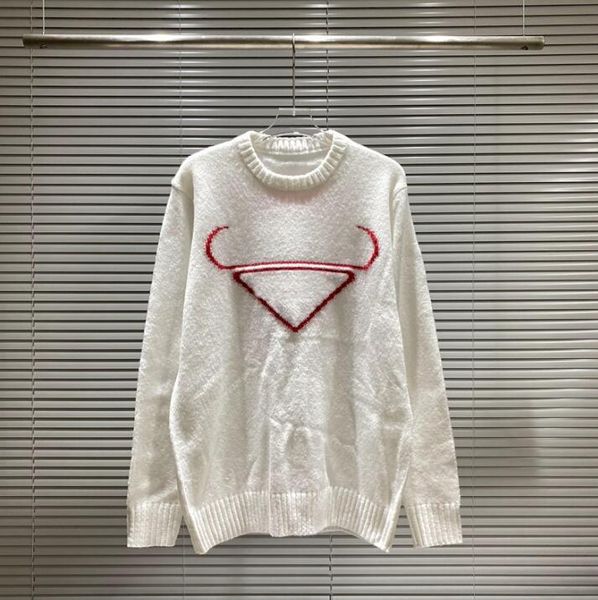 winter 2022 fashion designer women's sweater high-end custom triangle bullhead patchwork jersey soft and comfortable, White;black
winter 2022 fashion designer women's sweater high-end custom triangle bullhead patchwork jersey soft and comfortable, White;black