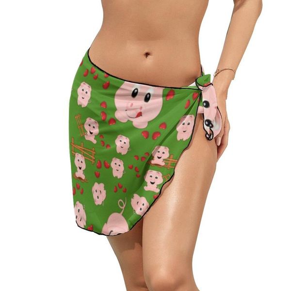 women's swimwear farm hearts print chiffon beach bikini cover up cute little piggies cover-ups women wrap scarf summer elegant beachwea, White;black
women's swimwear farm hearts print chiffon beach bikini cover up cute little piggies cover-ups women wrap scarf summer elegant beachwea, White;black