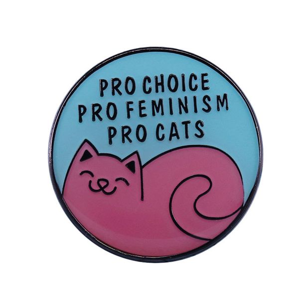 pro choice pro feminism pro cats enamel pin feminist pride badge cat brooch funny art jewelry decor, Blue
pro choice pro feminism pro cats enamel pin feminist pride badge cat brooch funny art jewelry decor, Blue